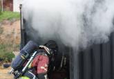 Bomberos de Cartagena participan en el Curso sobre Incendio en Interiores en la ESPAC