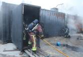 Bomberos de Cartagena participan en el Curso sobre Incendio en Interiores en la ESPAC