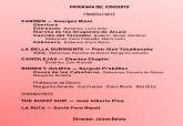 Programa del concierto de la Uni�n Musical Cartagonova