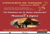Manuel L�pez, concierto de Navidad en Cartagena