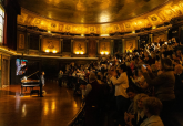Imagen de un concierto del pianista Manuel L�pez