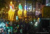 Éxito en la Cabalgata anticipada de Reyes Magos de Cartagena por la previsión de lluvia con más de 100.000 asistentes. 3 de enero, 2026.