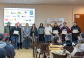 Entrega de diplomas de los cursos del proyecto de empleabilidad de La Huertecica