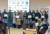 Entrega de diplomas de los cursos del proyecto de empleabilidad de La Huertecica