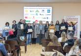 Entrega de diplomas de los cursos del proyecto de empleabilidad de La Huertecica