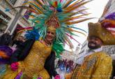 El Carnaval de Cartagena desfila por el centro de Madrid con motivo de FITUR