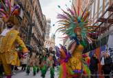 El Carnaval de Cartagena desfila por el centro de Madrid con motivo de FITUR
