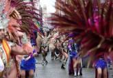 El Carnaval de Cartagena desfila por el centro de Madrid con motivo de FITUR