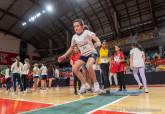 Escolares de Cartagena juegan al atletismo en el Palacio de Deportes