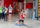 Escolares de Cartagena juegan al atletismo en el Palacio de Deportes