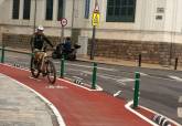 Nuevo tramo de carril bici entre Espacio Algameca y Calle Real
