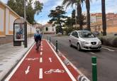 Nuevo tramo de carril bici entre Espacio Algameca y Calle Real