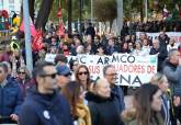 Manifestaci�n en defensa de los puestos de trabajo de Sabic