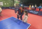 El CD Tenis de Mesa Cartagena muestra este deporte al colegio Antonio Ulloa de Ciudad Jard�n