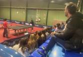 El CD Tenis de Mesa Cartagena muestra este deporte al colegio Antonio Ulloa de Ciudad Jard�n