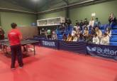 El CD Tenis de Mesa Cartagena muestra este deporte al colegio Antonio Ulloa de Ciudad Jard�n