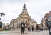 El Ayuntamiento de Cartagena y la Fundaci�n Iberdrola firman el convenio para la nueva iluminaci�n del Palacio Consistorial
