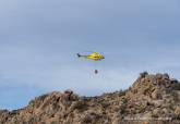 Bomberos de Cartagena intervienen en incendio forestal estabilizado pr�ximo a Cabo Ti�oso