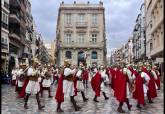 Los Soldados Romanos anuncian la Cuaresma con su tradicional pasacalles por el centro de Cartagena