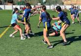 Encuentro escolar de rugby cinta en el Mundial 82