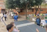 El Programa ADE acerca el billar, el tenis de mesa y el deporte híbrido a los colegios Hispania y Vicente Ros