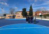 El colegio Santa Mar�a del Buen Aire de La Puebla renueva la pista deportiva y los aseos
