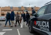 Visita a las obras del nuevo Cuartel de Policía Local en Los Dolores