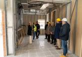 Visita a las obras del nuevo Cuartel de Policía Local en Los Dolores
