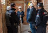 Visita a las obras del nuevo Cuartel de Policía Local en Los Dolores