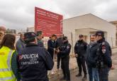 Visita a las obras del nuevo Cuartel de Policía Local en Los Dolores