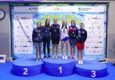 Alba Rubio, del Club Nataci�n Marina Cartagena �ncora, se convierte en triple campeona de Espa�a Junior