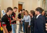 Recepci�n en le Palacio Consistorial del equipo juvenil del Jimbee tras ganar la Copa de Espa�a