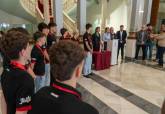Recepci�n en le Palacio Consistorial del equipo juvenil del Jimbee tras ganar la Copa de Espa�a