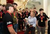 Recepci�n en le Palacio Consistorial del equipo juvenil del Jimbee tras ganar la Copa de Espa�a