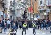 Polic�a loca en los traslados de las sagradas im�genes de las Cofrad�as Marraja y California Semana Santa 2026