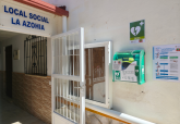 Nuevo desfibrilador en el local social de La Azoh�a