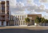 Recreaci�n del local social de la barriada San Gin�s tras las obras de ampliaci�n