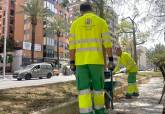 El Ayuntamiento de Cartagena empieza la campa�a de resiembra de c�sped