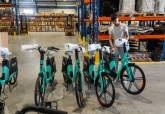 Bicicletas del nuevo servicio municipal de movilidad sostenible. Mayo, 2026.
