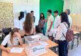 Votaci�n de presupuestos participativos en IES Las Salinas de La Manga. Mayo, 2026.