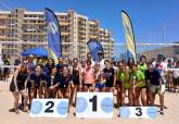 Triunfos de los institutos de La Manga y Los Dolores en vóley playa