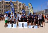 Triunfos de los institutos de La Manga y Los Dolores en vóley playa