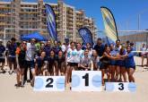 Triunfos de los institutos de La Manga y Los Dolores en vóley playa