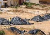 Labores de limpieza y descontaminación en parcela de Los Mateos. Junio, 2026.