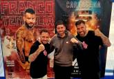 El concejal de Deportes, Jos� Mart�nez, con los organizadores de la pasada edici�n de WAR MMA Cartagena.