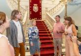 La ucraniana Oksana Bilozir visita el Palacio Consistorial. Junio, 2026.
