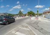 Comienzan la construcci�n de una rotonda en el acceso a La Vaguada