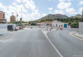 Comienzan la construcci�n de una rotonda en el acceso a La Vaguada
