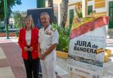 Presentaci�n de la jura de bandera civil del pr�ximo mes de octubre