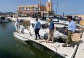 Instalaci�n de fondeadores ecol�gicos en el Mar Menor